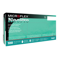 NeoPro Microflex Medical NPG-888-M-NeoPro Polychloroprene Exam Glove, Medium, Green (CS/10)