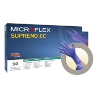 Supreno EC Microflex Medical SEC-375-XL-Supreno EC Nitrile Extended Cuff Exam Glove, Extra Large, Blue (CS/500)