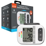 MOBI 70167 Wrist Blood Pressure Monitor - Large LCD and Auto Memory