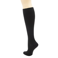 Mobius Wellness 507 Unisex Compression Stockings, 15-20 mmHg, Black, XL