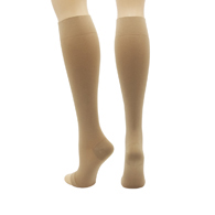 6 Pack - Mobius Wellness 601 Unisex Microfiber Compression Socks, Open Toe, 20-30 mmHg - 3 Sizes