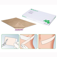 Mepiform Molnlycke 293499-Mepiform Self Adherent Silicone Dressing, 4 x 7 Inch, Silicone (BX)
