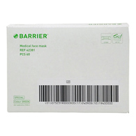 Barrier Special Molnlycke 42381-BarrierExtra Protection Surgical Mask, (BX/60)