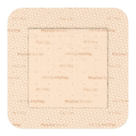 Mepilex Border Flex Lite Molnlycke 581500-Mepilex Border Flex Lite Silicone Foam Dressing, 6 x 6 in, Foam Dressings (BX/5)