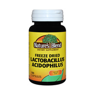Nature's Blend National Vitamin Company 54629011101-Nature's Blend Lactobacillus Acidophilus Probiotic Dietary (BT/100)