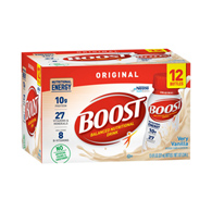 Boost Original Nestle Healthcare Nutrition 00041679028025 Boost Original Vanilla Balanced Nutritional Drink, 8 oz (PK/12)