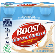 Boost Glucose Control Nestle Healthcare 00041679157800 Boost Glucose Control Vanilla Balanced Nutritional (PK/6)