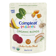 Compleat Pediatric Organic Blends Nestle Healthcare Nutrition 00043900846422 Compleat Pediatric Organic Blends (CS/24)