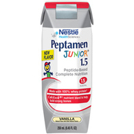 Peptamen Junior 1.5 Nestle Healthcare Nutrition 00098716855359-Peptamen Junior 1.5 Vanilla Pediatric Oral Supplement / (CS/24)