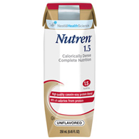 Nutren 1.5 Nestle Healthcare Nutrition 00798716162203-Nutren 1.5 Tube Feeding Formula, 8.45 oz Carton, Standard Tube (CS/24)