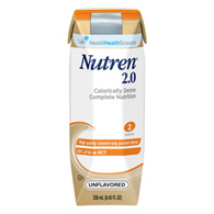 Nutren 2.0 Nestle Healthcare Nutrition 00798716162302-Nutren 2.0 Tube Feeding Formula, 8.45 oz Carton, Standard Tube (CS/24)