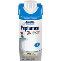 Peptamen Junior Nestle Healthcare Nutrition 00798716162524-Peptamen Junior Vanilla Pediatric Oral Supplement/Tube (CS/24)