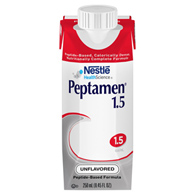 Peptamen 1.5 Nestle Healthcare Nutrition 00798716181921-Peptamen 1.5 Tube Feeding Formula, 8.45 oz Carton, Standard (CS/24)
