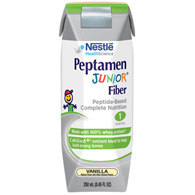 Peptamen Junior Fiber Nestle Healthcare Nutrition 00798716602105-Peptamen Junior Fiber Vanilla Pediatric Oral (CS/24)