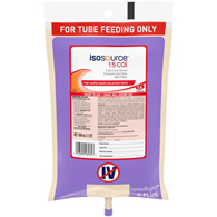 Isosource 1.5 Cal Nestle Healthcare Nutrition 10043900181810-Isosource 1.5 Cal Tube Feeding Formula, 33.8 oz Bag (CS/6)