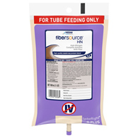 Fibersource HN Nestle Healthcare Nutrition 10043900185887-Fibersource HN Tube Feeding Formula, 33.8 oz Bag, Standard (CS/6)