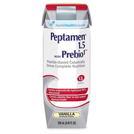 Peptamen 1.5 with Prebio 1 Nestle Healthcare 10043900349586 Peptamen 1.5 with Prebio 1 Vanilla (CS/24)