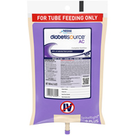 Diabetisource AC Nestle Healthcare Nutrition 10043900365838-Diabetisource AC Tube Feeding Formula, 1,500-mL Ready to (EA/1)