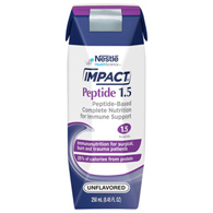 Impact Peptide 1.5 Nestle Healthcare Nutrition 10043900974009-Impact Peptide 1.5 Ready to Use Tube Feeding Formula (CS/24)