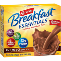 Carnation Breakfast Essentials Nestle Healthcare 10050000530325 Carnation Breakfast Essentials Chocolate (BX/10)
