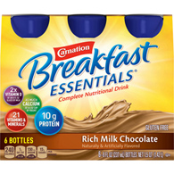 Carnation Breakfast Essentials Nestle Healthcare Nutrition 12230369 Carnation Breakfast Essentials Chocolate (CS/24)