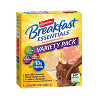Carnation Breakfast Essentials Nestle Healthcare Nutrition 12371212 Carnation Breakfast Essentials Variety Nutritional (CS/6)