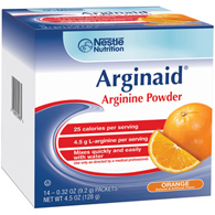 Arginaid Nestle Healthcare Nutrition 35983000 Arginaid Orange Arginine Powder (BX)
