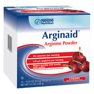 Arginaid Nestle Healthcare Nutrition 35984000 Arginaid Cherry Arginine Powder (BX)
