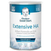 Gerber Good Start Extensive HA Nestle Healthcare Nutrition 5000048519-Gerber Extensive HA Powder Infant Formula, 14.1 (CN/6)