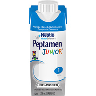 Peptamen Junior Nestle Healthcare Nutrition 9871616253-Peptamen Junior Pediatric Tube Feeding Formula, 8.45 oz (CS/24)