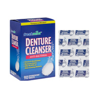 Freshmint New World Imports DENT90-freshmint Denture Cleanser Anti-Bacterial Tablets, Dentures (CS)