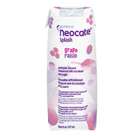 Neocate Splash Nutricia North America 122435-Neocate Splash Grape Pediatric Oral Supplement/Tube Feeding Formula, 8 (EA/1)