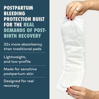 Nyssa Postpartum Pads - High Absorbency - Organic Cotton Cover