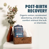 Nyssa Postpartum Pads - High Absorbency - Organic Cotton Cover