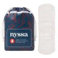 Nyssa Postpartum Pads - High Absorbency - Organic Cotton Cover