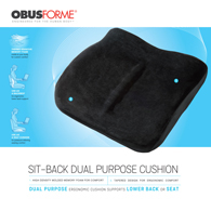 ObusForme OFCU The Sit-Back Dual Purpose Cushion