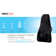 ObusForme OFHB Highback Backrest Support-Black