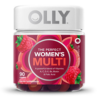 OLLY Women's Multi OLLY Public Benefit 85815800501-Olly The Perfect Women's Multi Gummies, Blissful Berry (BT/90)