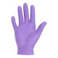 O&M Halyd 14260 Purple Nitrile-Xtra Extended Cuff Length Exam Glove, Small (BX/50)