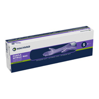 Purple Nitrile Max O&M Halyd 44992 Purple Nitrile Max Nitrile Extended Cuff Length Exam Glove, Small (CS/400)