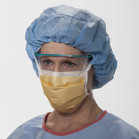O&M Halyd 48207 FluidShield Level 3 Anti-Fog Surgical Mask, (BX/50)