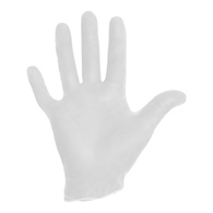 O&M Halyd 50032 Vinyl Exam Glove, Medium, White Vinyl Exam Glove (CS/1000)