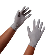 STERLING O&M Halyard 50707-Sterling Nitrile Exam Glove, Medium, Gray, Exam Gloves (CS)
