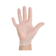 O&M Halyd 55032 Vinyl Exam Glove, Medium, Clear Vinyl Exam Glove (BX/100)