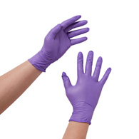 Purple Nitrile O&M Halyard 55082-Purple Nitrile Nitrile Exam Glove, Medium, Exam Gloves (CS)