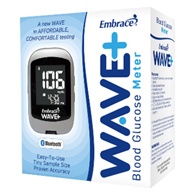 Embrace Wave Omnis Health APX04AB0400BT-EmbraceWave+ Blood Glucose Monitorying System, Glucose Meters (EA/1)