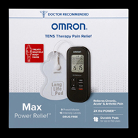 Omron PM500 Max Power Relief, TENS Pain Relief Unit (unit, electrode cords, pads)