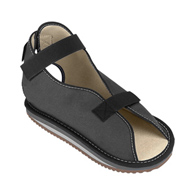 Ossur B308MED-Össur Canvas Rocker Bottom Cast Shoe, Medium, Black, Footwear