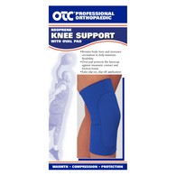 OTC 0141-M Neoprene Knee Support - Oval Pad - Blue - Medium