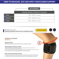 OTC 0301 Neoprene Elbow Strap with Support Pad